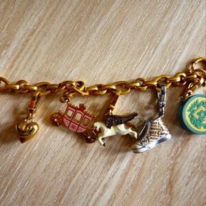Juicy Couture Vintage Charm Bracelet 5 charms included